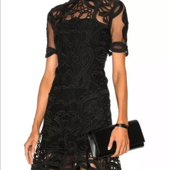 Jonathan Simkhai Dresses & Skirts - NWT-Jonathan Simkhai Truss Appliqué Black Celeb